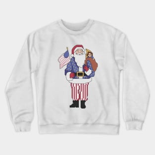 All American Santa Claus Crewneck Sweatshirt